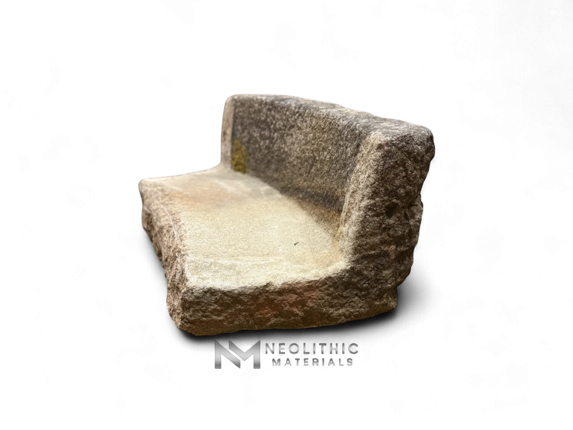 French Antique Granite Stone Mill used as Bench - Image 3